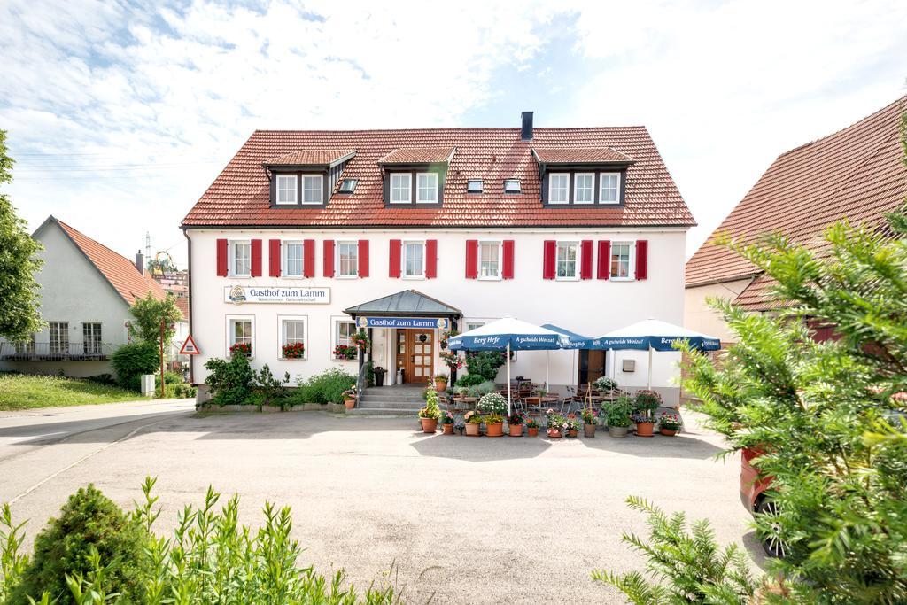 Gasthof Zum Lamm Gomadingen Exterior foto